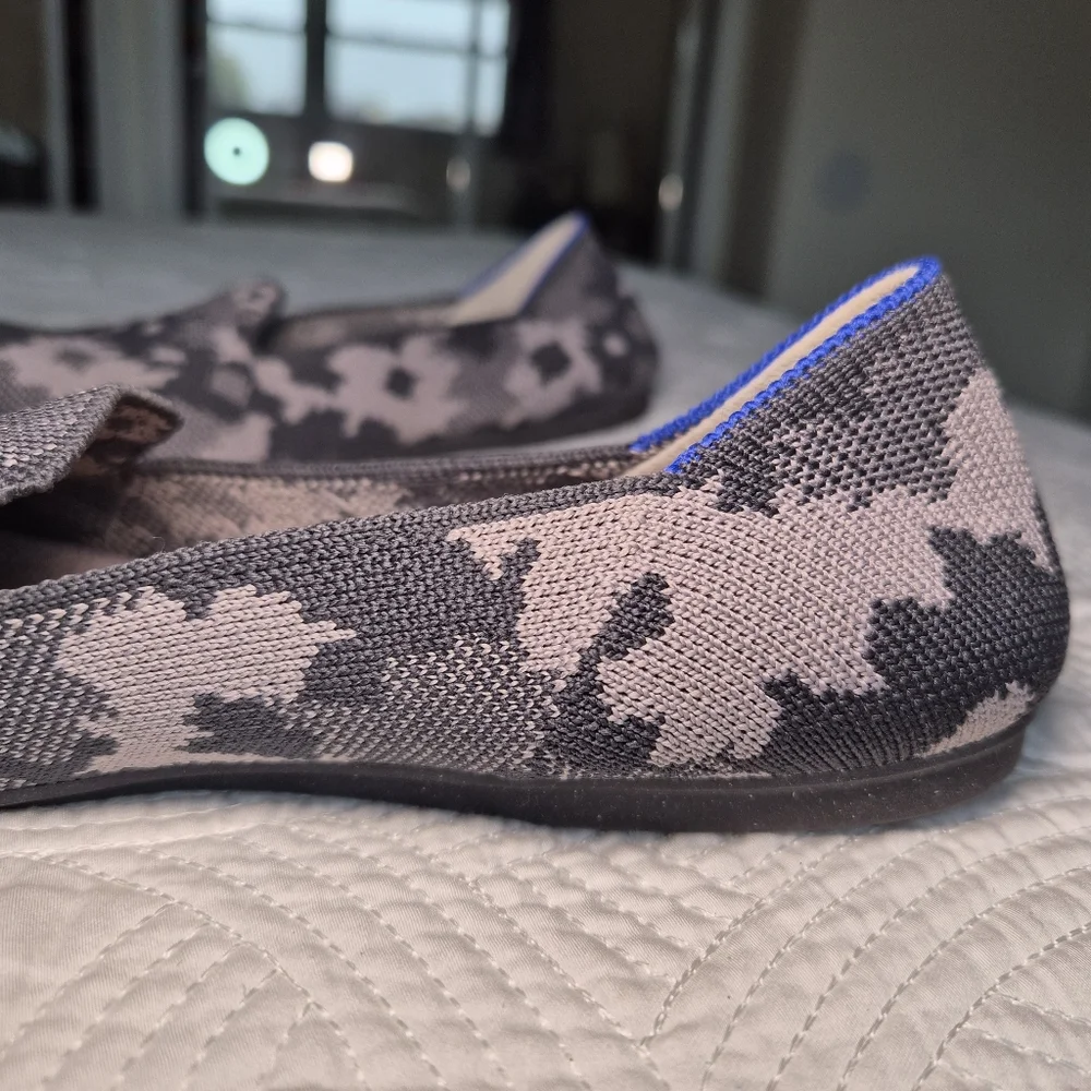 VGUC Rothy’s Botanicamo Grey Loafers Retired 7